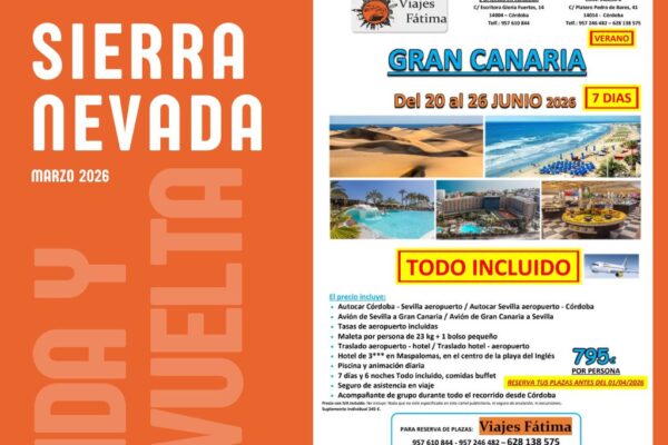 Sierra Nevada – 7 y 18 de marzo