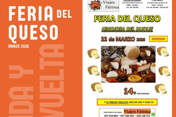 Feria del Queso – 22 de marzo