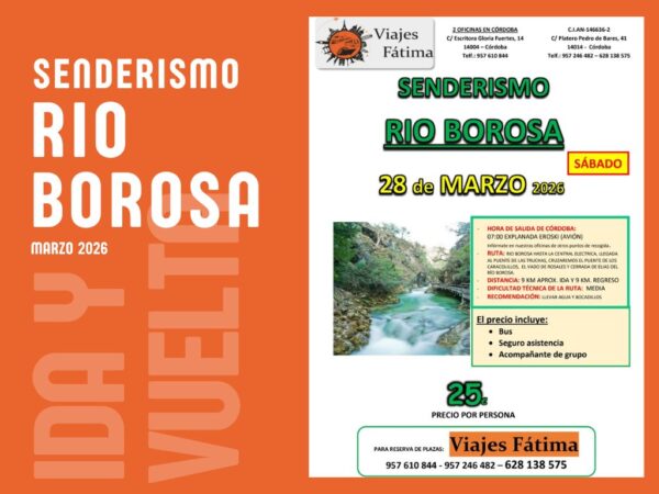 Senderismo Rio Borosa – 28 de marzo