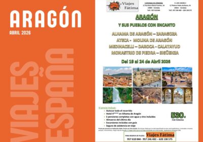 Aragón – 19 al 24 de abril 2026