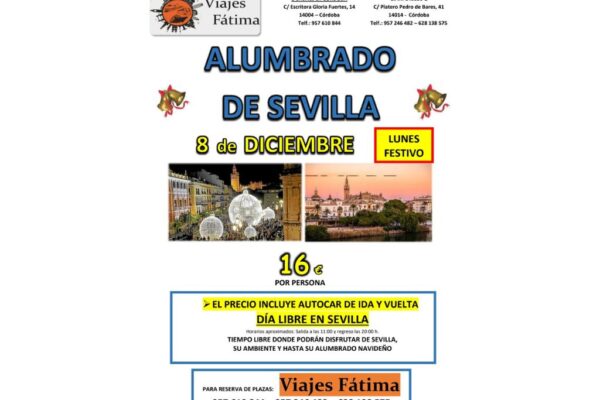 Sevilla – Alumbrado Navideño – 8 de Diciembre