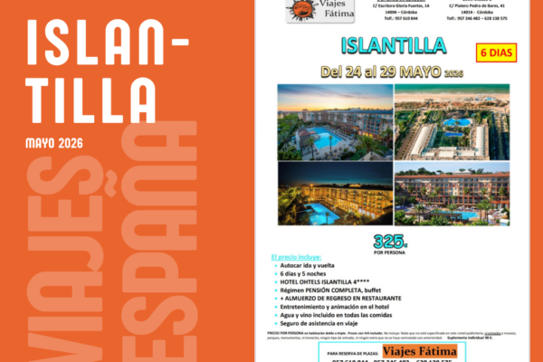 Islantilla – 24 al 29 de Mayo