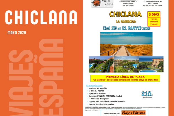 Chiclana – 29 al 31 de Mayo