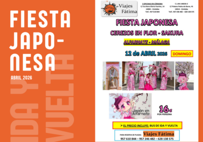 Fiesta Japonesa Cerezos en flor – Sakura – 12 de abril 2026