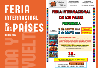 Feria Internacional de los Países – 2 de MAYO 2026 – 3 de MAYO 2026