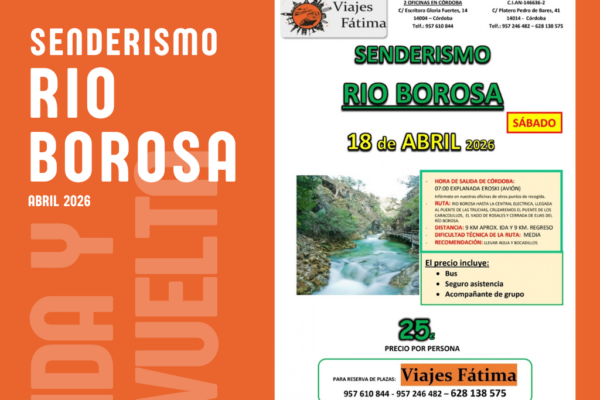 Senderismo Río Borbosa – 18 de Abril 2026