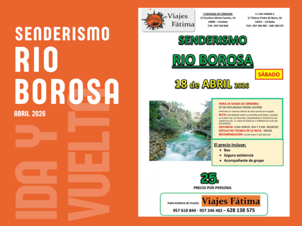 Senderismo Río Borbosa – 18 de Abril 2026
